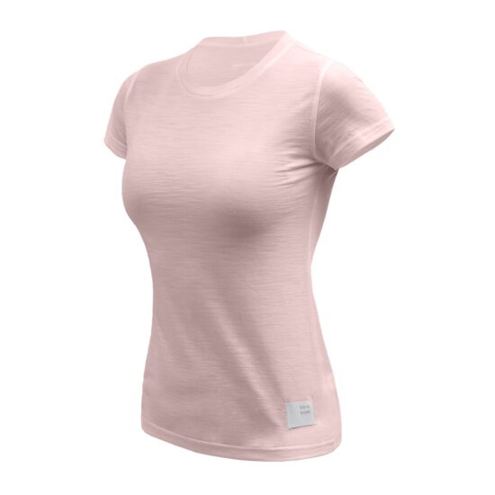 SENSOR MERINO CORDURA dámské triko kr.rukáv dusty pink Velikost: L