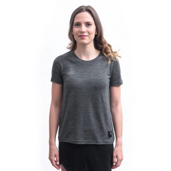 SENSOR MERINO LITE dámské triko kr.rukáv anthracite gray Velikost: M - Obrázek 2