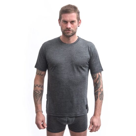 SENSOR MERINO LITE pánské triko kr.rukáv anthracite gray Velikost: XL - Obrázek 2