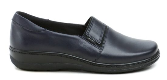 Axel AXW122a tmavě modré dámské polobotky šíře H EUR 37 - Obrázek 2