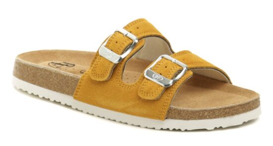 Best Feet BY-213-10-10 žluté dámské nazouváky EUR 38