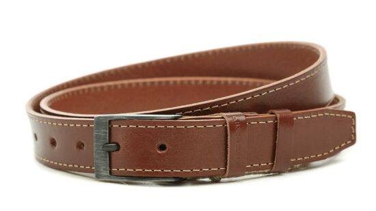 Black Hand 034-74 hnědý kožený opasek šíře 28 mm EUR 115