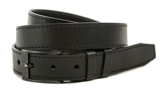 Black Hand 034-98 pánský černý kožený opasek šíře 28 mm EUR 130