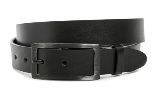 Black Hand 132-98 černý kožený opasek šíře 28 mm EUR 90