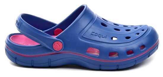 Coqui 6352 Jumper modro růžové dámské nazouváky EUR 36 - Obrázek 2