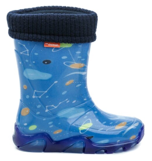 Demar 0033 dětské modré gumáky EUR 34/35 - Obrázek 2
