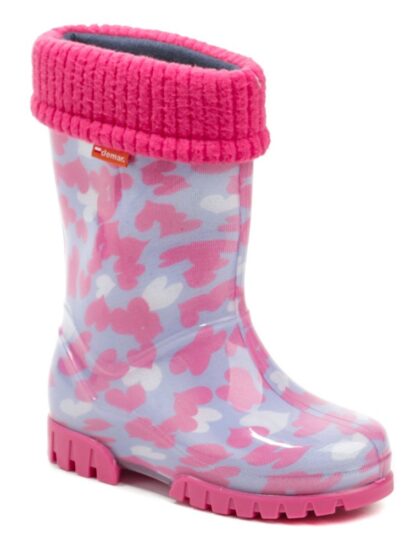 Demar 0039 dětské růžové gumáky EUR 28/29