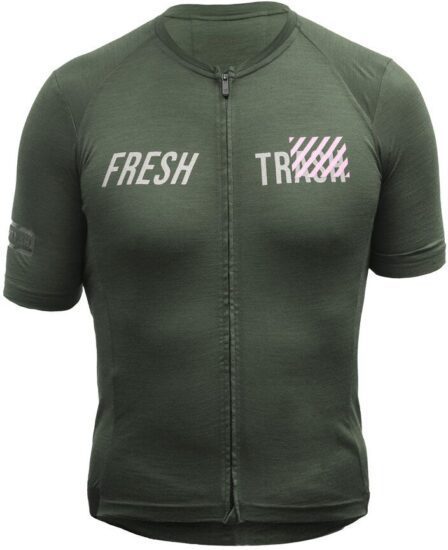 Fresh Trash FT MEN'S LITE MERINO EVO JERSEY OLIVE GREEN Velikost: XL