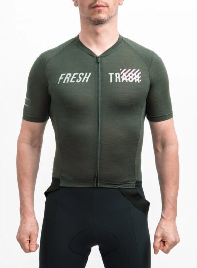 Fresh Trash FT MEN'S LITE MERINO EVO JERSEY OLIVE GREEN Velikost: XXL - Obrázek 2