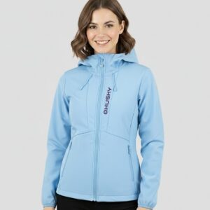 Husky Dámská softshell bunda Silvo L light blue Velikost: XXL 8592287209372