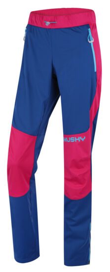 Husky Dámské softshellové kalhoty Kala L pink/blue Velikost: XL