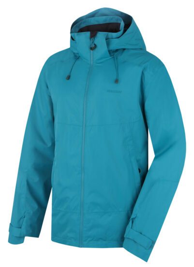 Husky Pánská hardshell bunda Nelory M turquiose Velikost: XXL