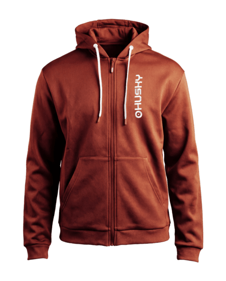 Husky Pánská mikina s kapucí Akap M brown Velikost: XL