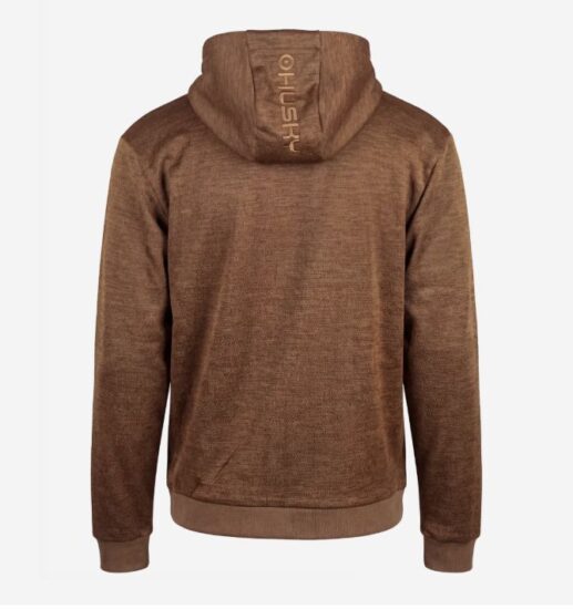 Husky Pánská mikina s kapucí Asta M brown Velikost: XL - Obrázek 2
