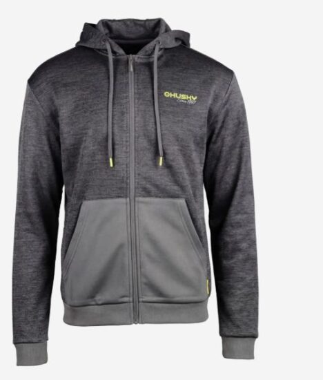 Husky Pánská mikina s kapucí Asta M dark grey Velikost: XL