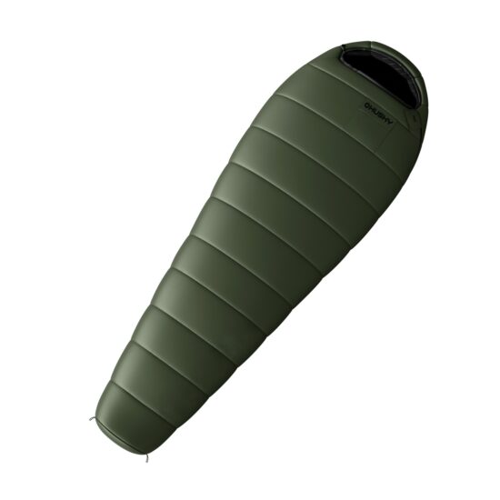 Husky Syntetický zimní spacák Army -17°C dark green Velikost: OneSize