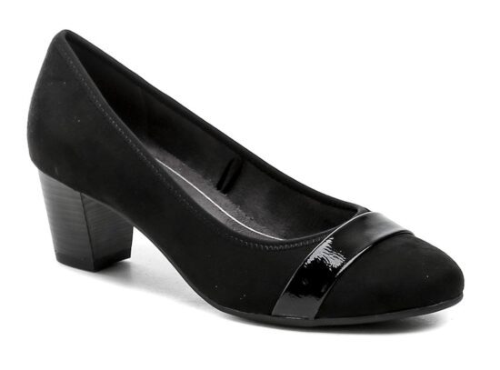 Jana 8-22467-42 černé dámské lodičky šíře H EUR 38