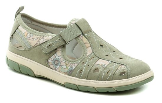 Jana 8-23671-44 zelenkavé dámské polobotky EUR 37