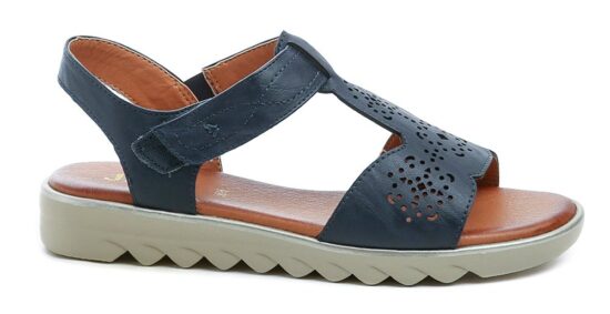 Jana 8-28262-44 navy dámské sandály šíře H EUR 39 - Obrázek 2