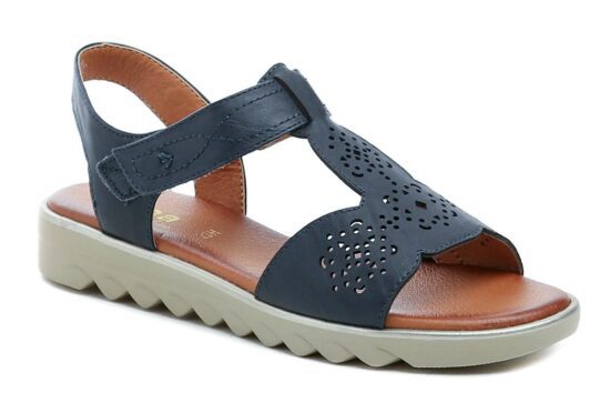 Jana 8-28262-44 navy dámské sandály šíře H EUR 39
