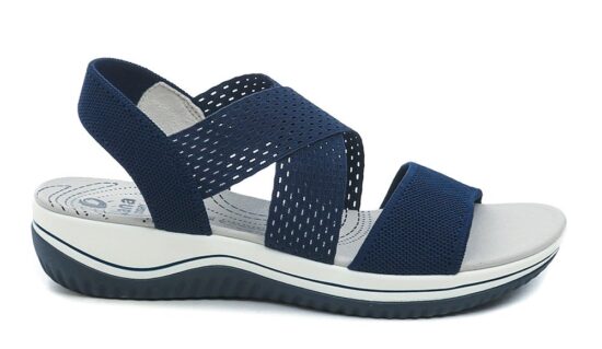 Jana 8-28768-42 navy dámské sandály šíře H EUR 38 - Obrázek 2