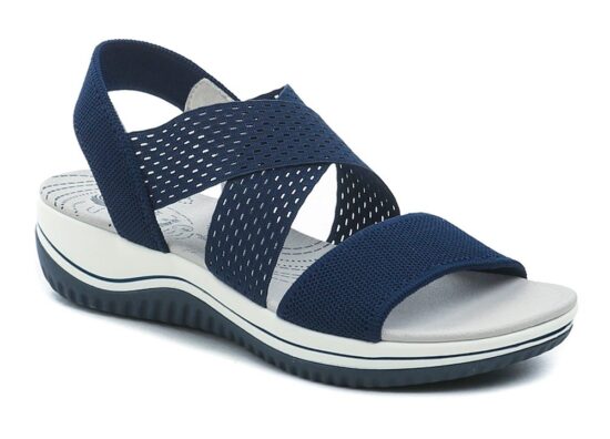 Jana 8-28768-42 navy dámské sandály šíře H EUR 38