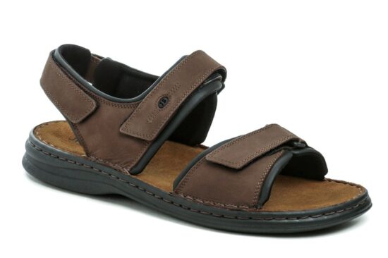 Josef Seibel 10104 hnědé pánské nadměrné sandály EUR 49