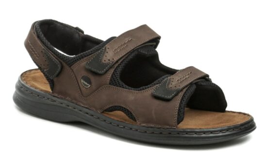 Josef Seibel 10236 hnědé pánské nadměrné sandály EUR 50