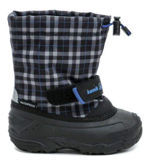 KAMIK FINLEY T black blue dětské zimní sněhule EUR 25 - Obrázek 2