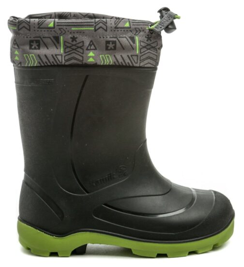 KAMIK SNOBUSTER2 černo zelené vyteplené holínky EUR 32/33 - Obrázek 2