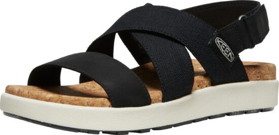 Keen ELLE CRISS CROSS WOMEN black/birch Velikost: 39