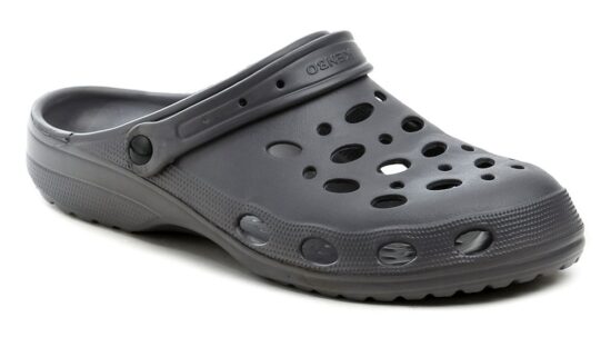 Kenbo 1901-M šedé pánské nadměrné nazouváky crocsy EUR 47