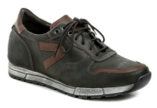 Koma 12M0825 černo hnědé pánské polobotky EUR 45