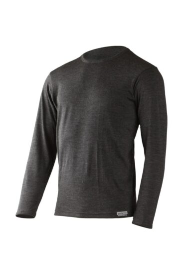 Lasting ALAN 8169 šedé pánské merino triko Velikost: XL
