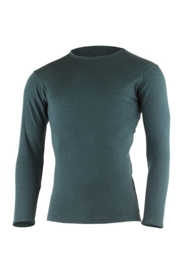 Lasting BELO 5757 petrolejová pánská merino mikina Velikost: XXXL