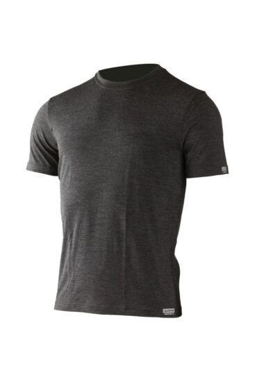 Lasting CHUAN 8169 tm.šedá pánské merino triko Velikost: L