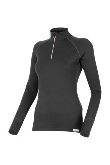 Lasting LAURA C900 černá dámská merino mikina Velikost: XL