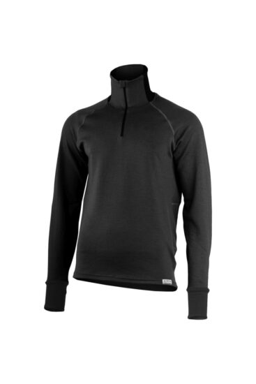 Lasting LEO 9099 černá pánská merino mikina Velikost: XXL