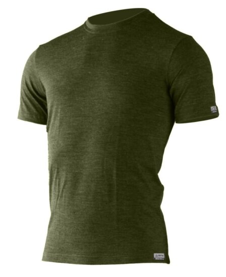 Lasting QUIDO 6160 zelené pánské merino triko Velikost: L