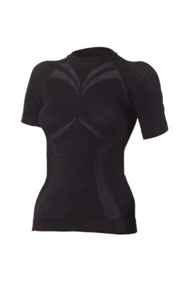 Lasting WALBA 9090 černé dámské merino triko Velikost: L/XL 8595067809991