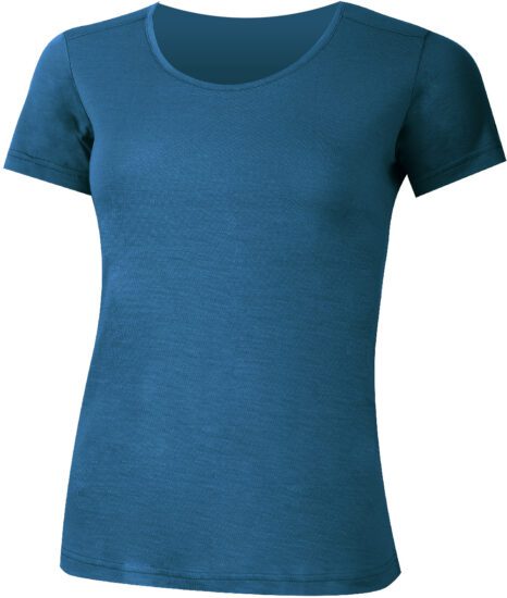 Lasting dámské merino triko IRENA 5454 modrá Velikost: XL