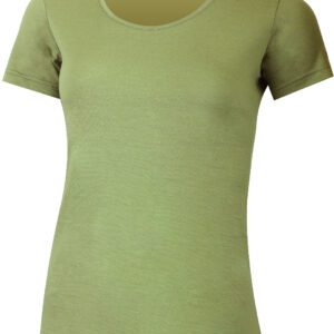 Lasting dámské merino triko IRENA 6000 zelené Velikost: XL 8596445225556