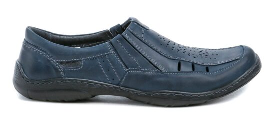 Mateos 492B navy pánské nadměrné polobotky EUR 48 - Obrázek 2