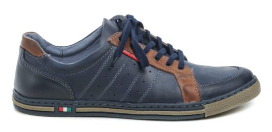 Mateos 566 navy pánské polobotky EUR 41 - Obrázek 2