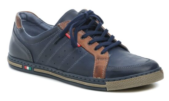 Mateos 566 navy pánské polobotky EUR 41
