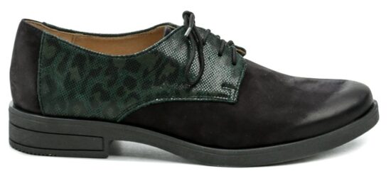 Mintaka 3343 černo zelené dámské polobotky EUR 37 - Obrázek 2
