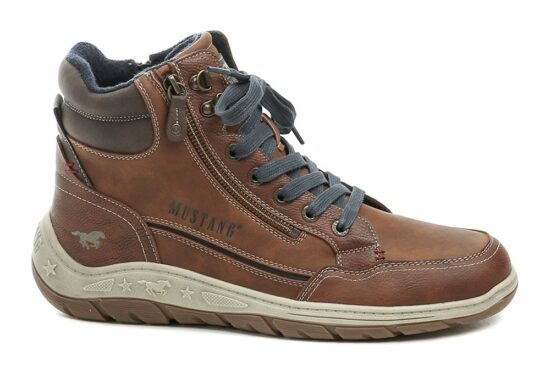 Mustang 15M018100200 cognac pánské nadměrné zimní boty EUR 47 - Obrázek 2
