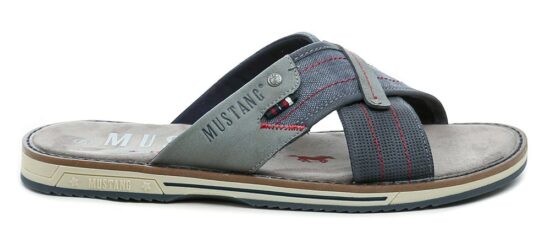 Mustang 26M0101001 navy pánské nazouváky EUR 42 - Obrázek 2