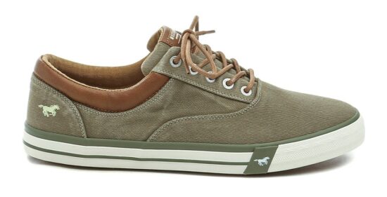 Mustang 4072-315-777 khaki pánské polobotky EUR 44 - Obrázek 2