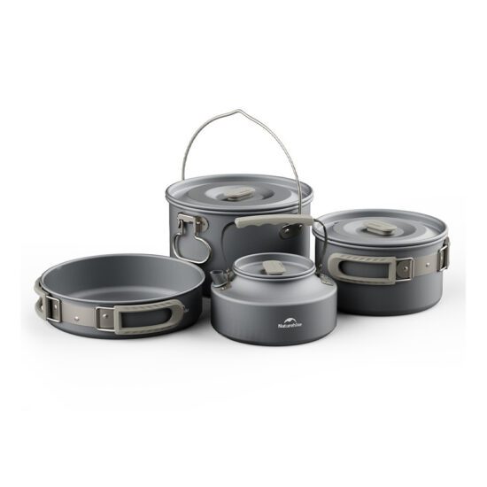 Naturehike nádobí Sada pro 4-7 osob (3l závěsný hrnec + 1
